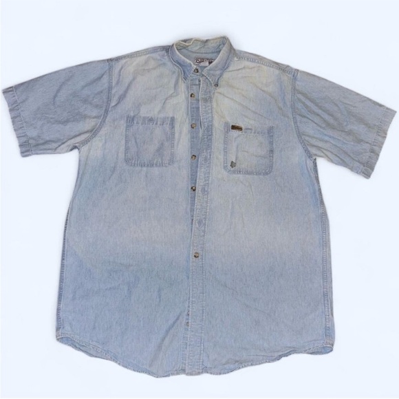 Carhartt Light Blue Casual Button Down Shirt - Picture 1 of 3